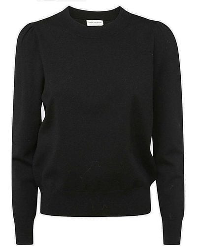 Dries Van Noten Crewneck Knit Sweater - Black