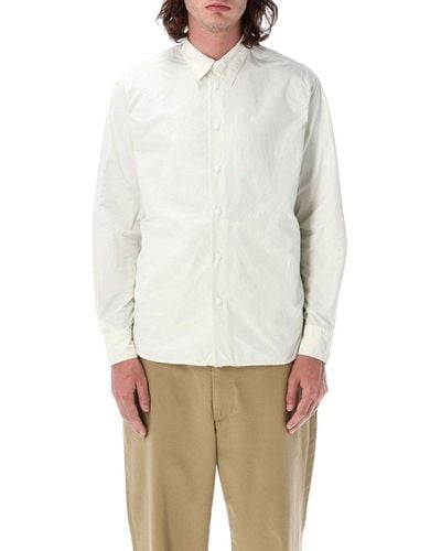 Aspesi Buttoned Collared Shirt - White