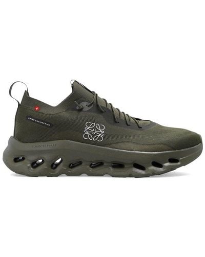 Loewe Cloudtilt Lace-up Trainers - Green