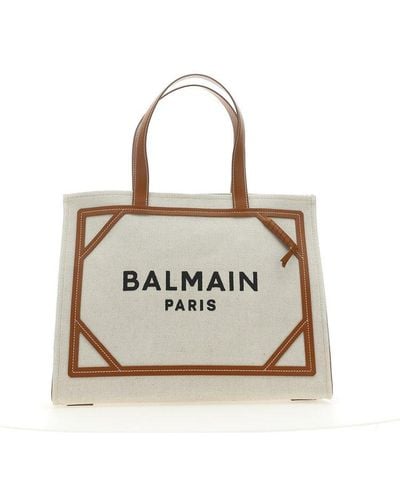 Balmain B-army Shopper Medium - White