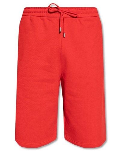 Gucci Intrelocking G Drawstring Shorts - Red