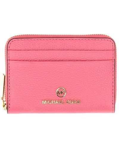 MICHAEL Michael Kors Jet Set Small Wallet - Pink