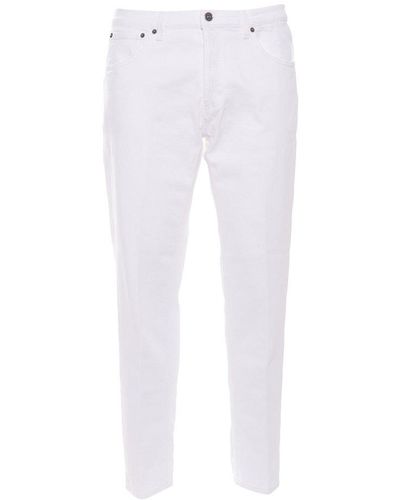 Dondup Mid-rise Slim Jeans - White