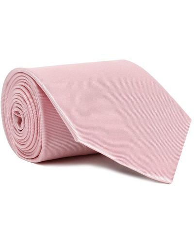 Tom Ford Pointed Tip Striped Tie - Pink