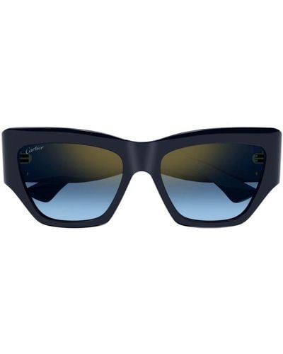 Cartier Cat-eye Sunglasses - Blue