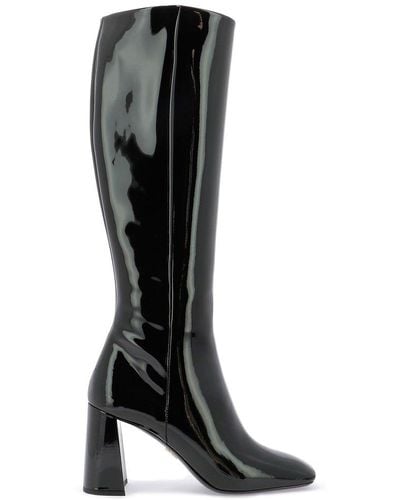 Prada Knee High Boots - Black