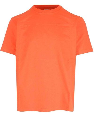 Bottega Veneta Crewneck Short-sleeved T-shirt - Orange