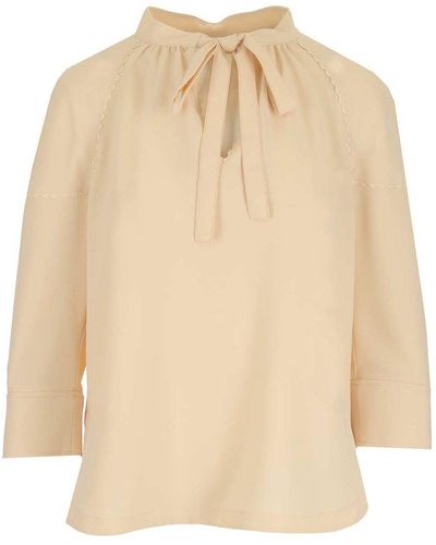 See By Chloé Other Materials Blouse - Natural