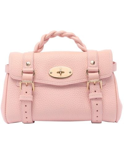 Mulberry Mini Alexa Leather Shoulder Bag - Pink