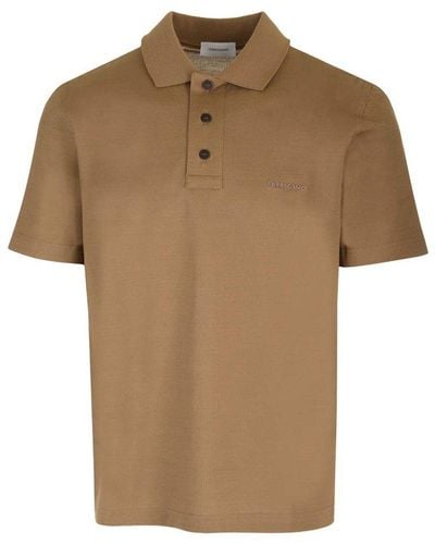 Ferragamo Piquet Polo Shirt - Brown