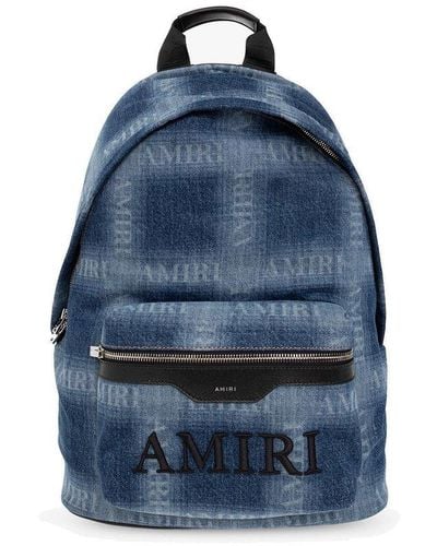 Amiri Denim Backpack - Blue