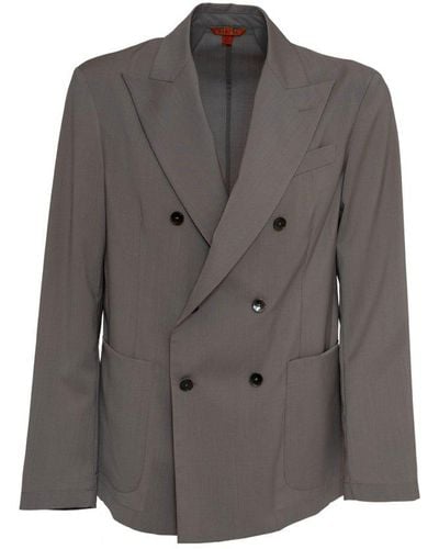 Barena Double-breasted Long-sleeved Jacket - Grey