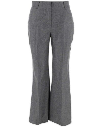 Stella McCartney Wool Tailored Pants - Grey