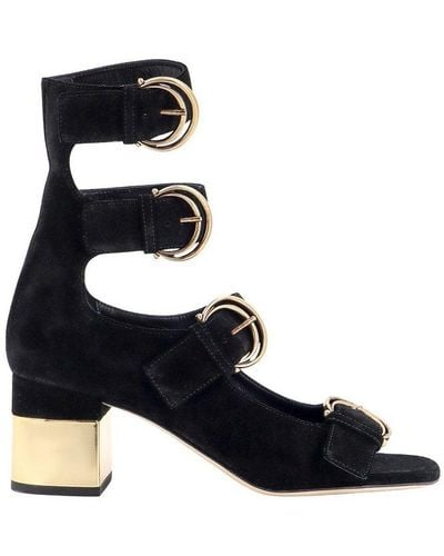 Chloé Alizè Heeled Sandals - Black