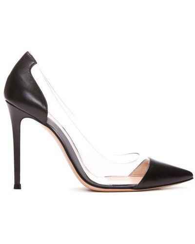 Gianvito Rossi Pointed-toe Court Shoes - Black