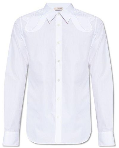 Alexander McQueen Cotton Shirt, - White