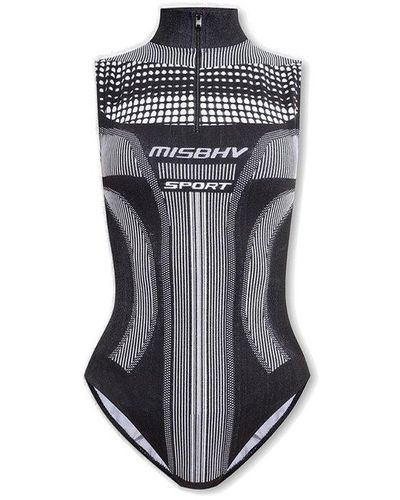 MISBHV Sport Active Sleeveless Bodysuit - Grey