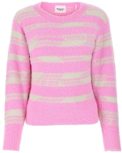 Crew necks Isabel Marant Etoile - Kepson colour block Paradise intarsia  sweater - PU072818A043E01BK