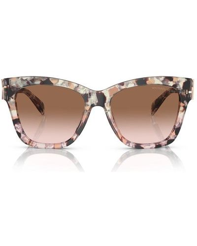 Michael Kors Empire Square Frame Sunglasses - Pink