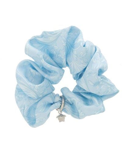 Versace Patterned Scrunchie - Blue