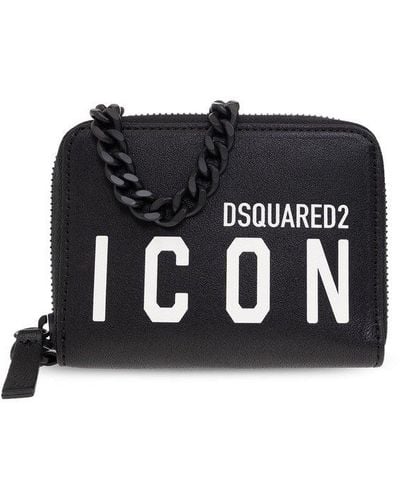 DSquared² Wallet With Logo - Black