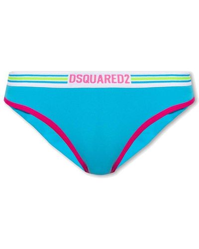 DSquared² Briefs With Logo - Blue