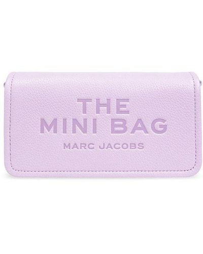 Marc Jacobs The Leather Mini Crossbody Bag - Purple