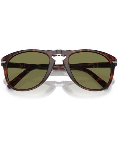 Persol Pilot Frame Sunglasses - Green