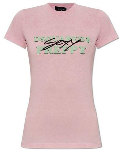 DSquared² T-shirt With Print, - Pink