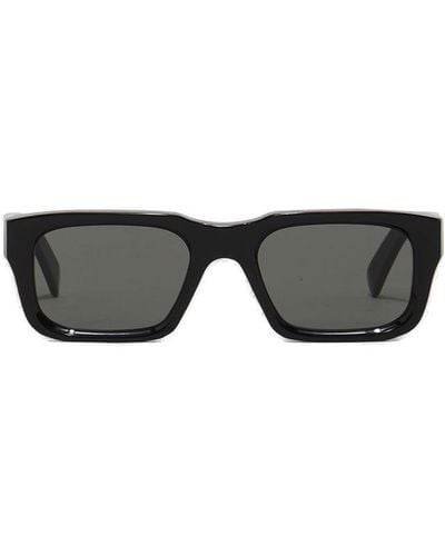Retrosuperfuture Augusto Rectangular Frame Sunglasses - Black