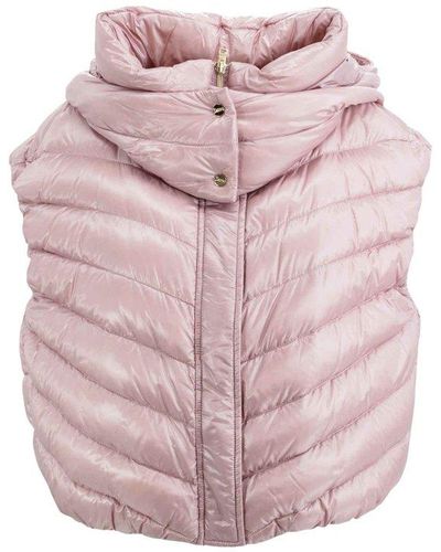 Herno Vest Made In S Iconic Ultralight Nylon - Pink