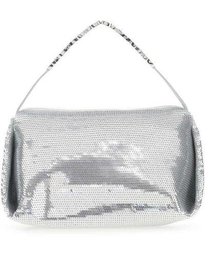 Alexander Wang Sequinned Marquess Micro Tote Bag - Grey