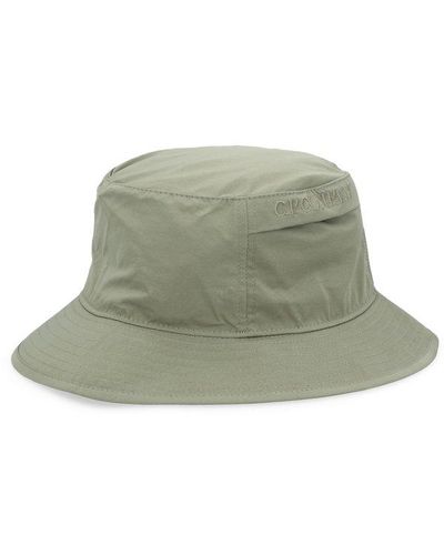 C.P. Company Logo Embroidered Wide Brim Bucket Hat - Green