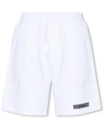 DSquared² Shorts With Logo - White
