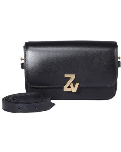 Zadig & Voltaire Shoulder Bag With Logo - Black