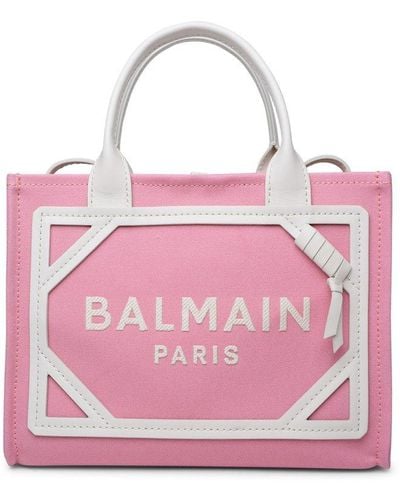 Balmain 'b-army' Tela Tote Bag - Pink
