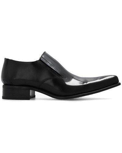 Vetements X New Rock Pointed Toe Slip-on Shoes - Black