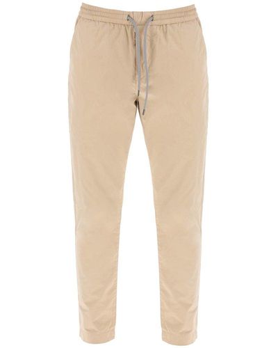 PS by Paul Smith Logo Patch Drawstring Trousers - Natural