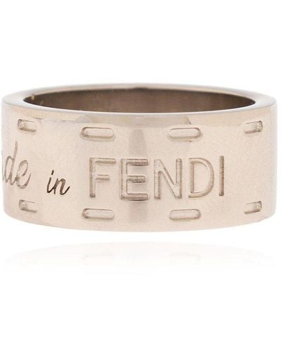 Fendi Brass Ring, - Natural