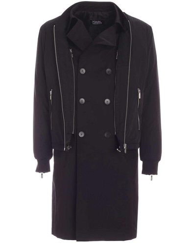 Karl Lagerfeld Long coats and winter coats for Men | Online Sale up to ...