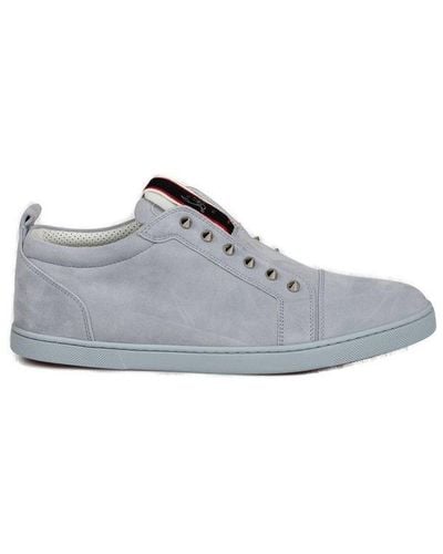 Christian Louboutin F.a.v Fique A Vontade Sneakers - Gray