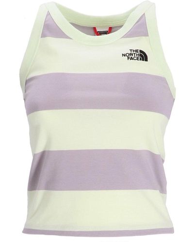 The North Face Striped Racerback Tank Top - Gray
