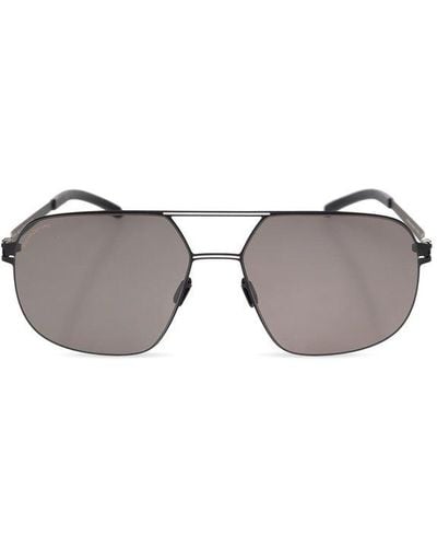 Mykita Angus Aviator-frame Sunglasses - Gray