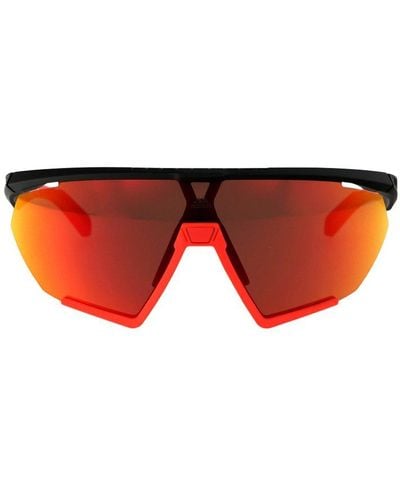 adidas Cmpt Aero Li Shield Frame Sunglasses - Red