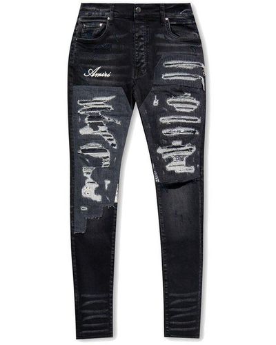 Amiri Tapered Leg Jeans - Black