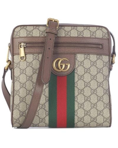 Gucci Ophidia GG Small Messenger Bag - Grey