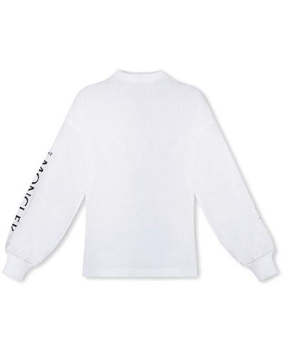 Moncler Genius Moncler X Hyke Logo-detailed Long-sleeved T-shirt - White