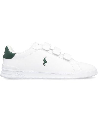 Polo Ralph Lauren Leather Low-top Trainers - White