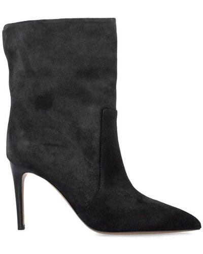 Paris Texas Pointed-toe Ankle Boots - Black