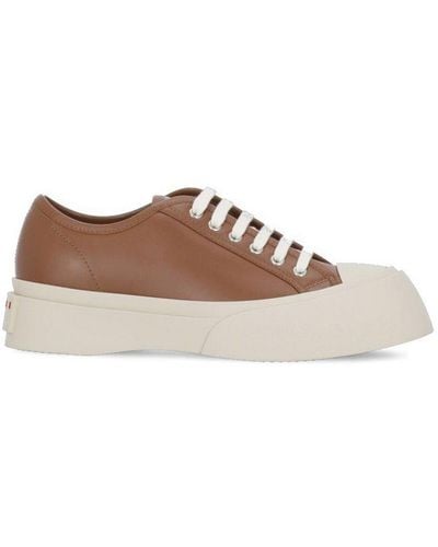 Marni Pablo Lace-up Sneakers - Brown